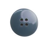 BARBIZON Button: Slate Gray(#6526), 4-Hole, 3 Sizes, by Dozen(12 pcs)/Gross(144 pcs)