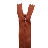 All Purpose, Plastic Invisible Zippers -18", Yellow & Orange Shade