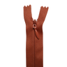 All Purpose, Plastic Invisible Zippers -18", Yellow & Orange Shade