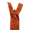 All Purpose, Plastic Invisible Zippers -18", Yellow & Orange Shade
