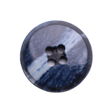 BISTRO Button: Blue(#1130),  4-Hole, 3 Sizes, by Dozen(12 pcs)/Gross(144 pcs)