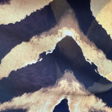 Chiffon Fabric, Abstract Artistic Print(17 Styles) - By the Yard