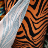 Jersey Knit Fabric Tiger Print(#IT603) - By The Yard