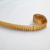 Gold Metal Mesh Trim - 0.5 Inch/10YDS (#GD14)