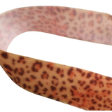 Leopard Velvet Nylon Ribbon – 1" Wide (10 Yards)