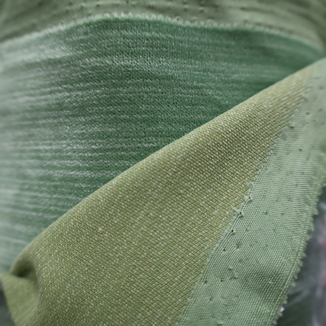 Premium Upholstery Velvet – Green Mélange(#UH12-01)By Yard