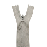All Purpose, Plastic Invisible Zippers -18", Gray Shade