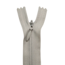 All Purpose, Plastic Invisible Zippers -18", Gray Shade