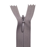 All Purpose, Plastic Invisible Zippers -18", Gray Shade