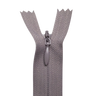 All Purpose, Plastic Invisible Zippers -18", Gray Shade