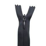 All Purpose, Plastic Invisible Zippers -18", Gray Shade