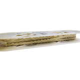 Braided Metallic Trim - Gold/Ivory(18Yards Roll)