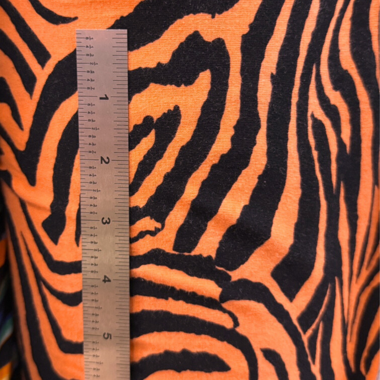 Jersey Knit Fabric Tiger Print(#IT603) - By The Yard