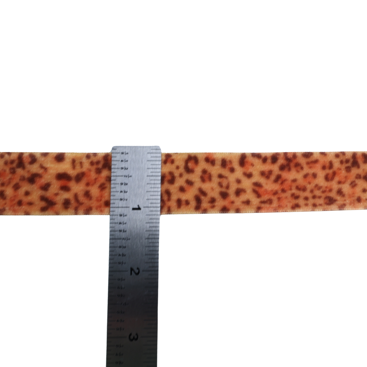 Leopard Velvet Nylon Ribbon – 1" Wide (10 Yards)