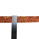 Leopard Velvet Nylon Ribbon – 1" Wide (10 Yards)