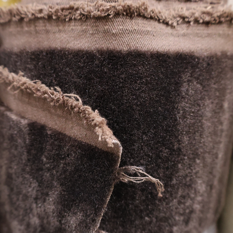 Luxury Upholstery Velvet – Dark Brown(#UH12-02)By Yard