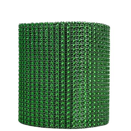 Rhinestone Mesh Rolls: 9 Colors, W: 4.75 Inches, L: 10 Yards, 24 Rows