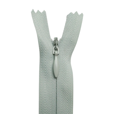 All Purpose, Plastic Invisible Zippers -18", Green Shade