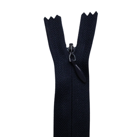 All Purpose, Plastic Invisible Zippers -18", Blue Shade