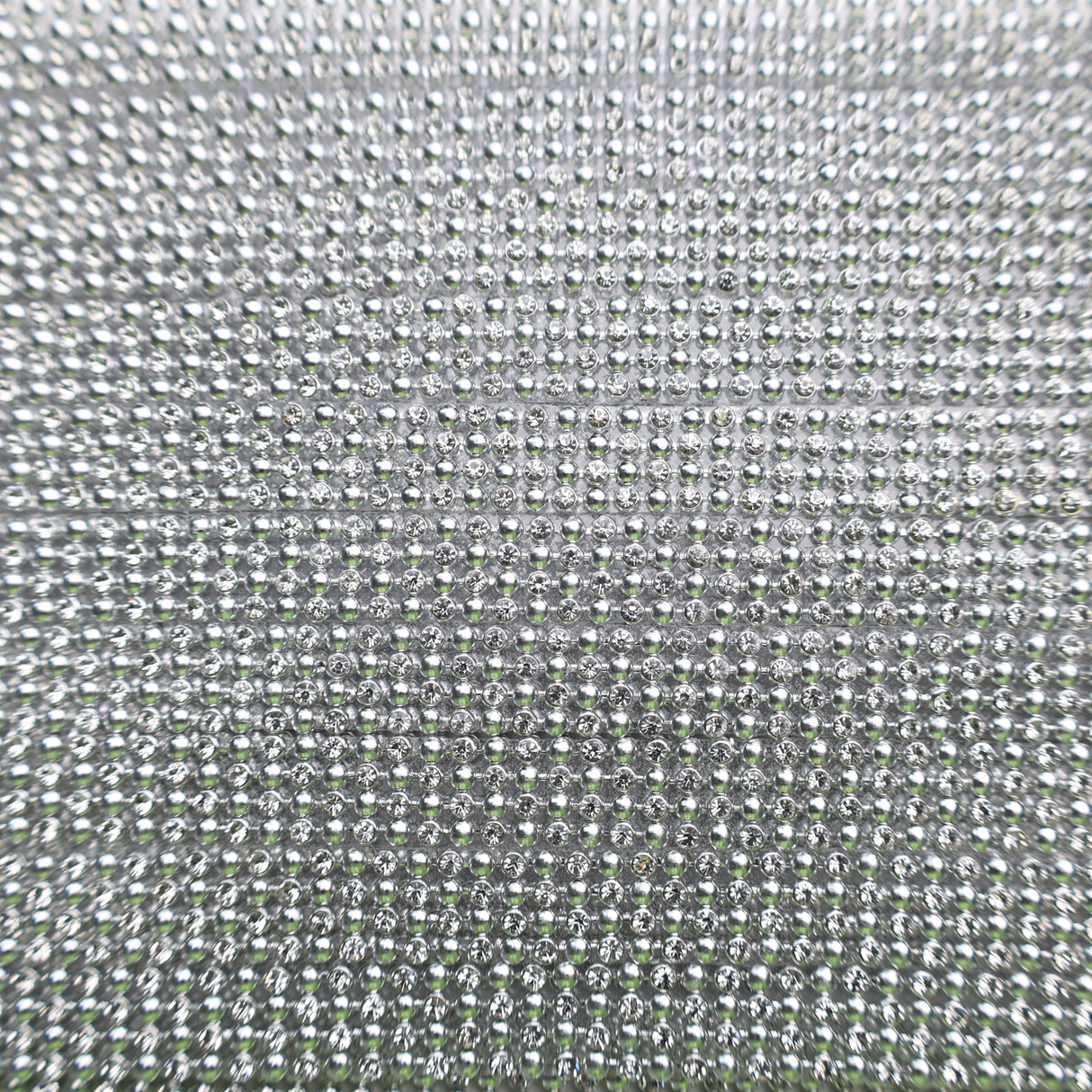 Silver Rhinestone Trim- 0.5 Inch/10YDS (#SIL28)