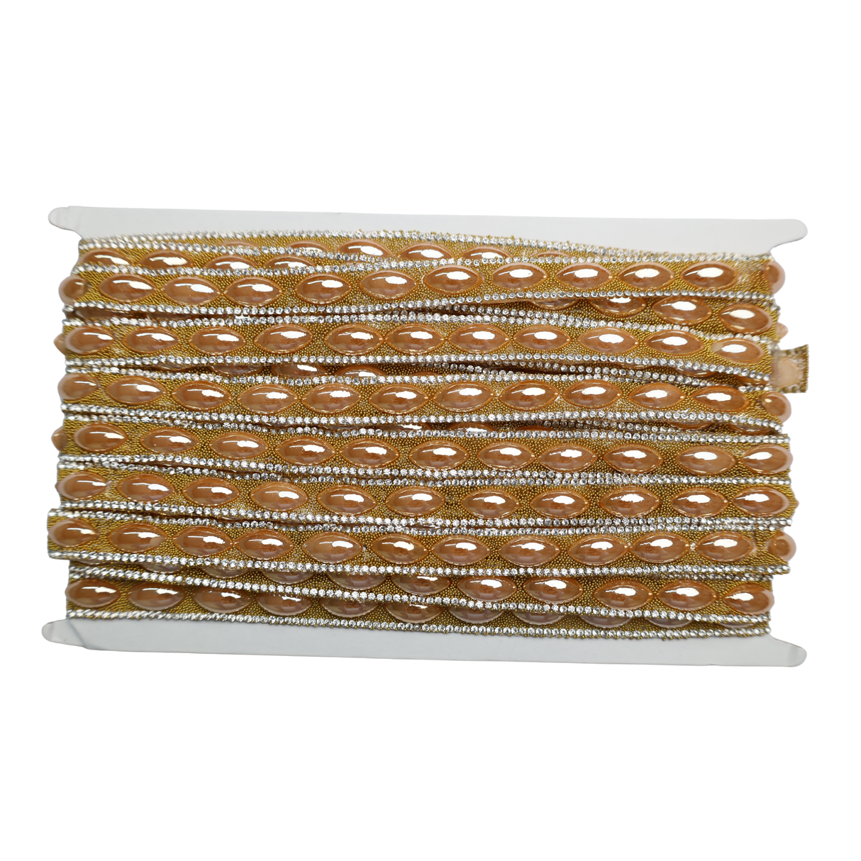 Pearl Rhinestone Trim - 0.5 Inch/10YDS (#GD016)