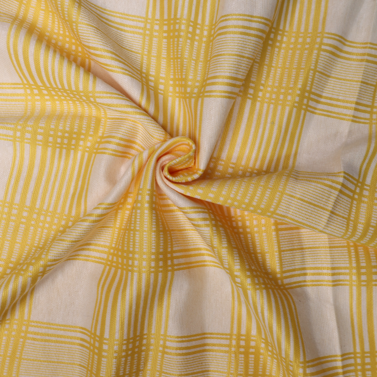 Stretch Gingham Double Knit Fabric/Pink- By the Yard