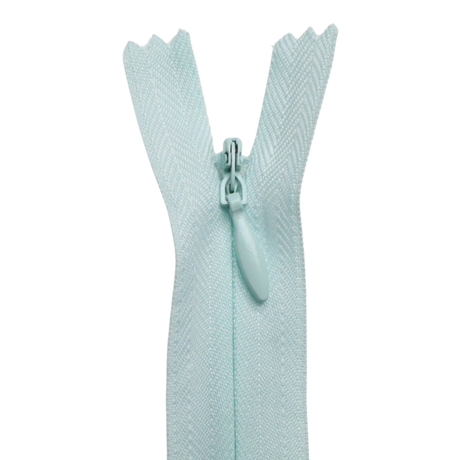 All Purpose, Plastic Invisible Zippers -18", Blue Shade