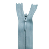 All Purpose, Plastic Invisible Zippers -18", Blue Shade