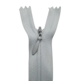 All Purpose, Plastic Invisible Zippers -18", Gray Shade