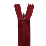 All Purpose, Plastic Invisible Zippers -18", Pink & Red Shade