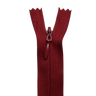 All Purpose, Plastic Invisible Zippers -18", Pink & Red Shade