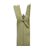 All Purpose, Plastic Invisible Zippers -18", Green Shade