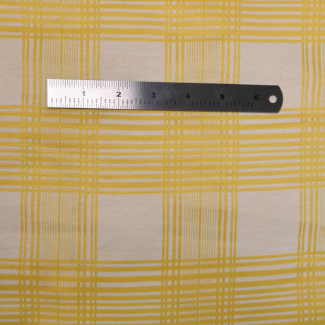 Stretch Gingham Double Knit Fabric/Pink- By the Yard