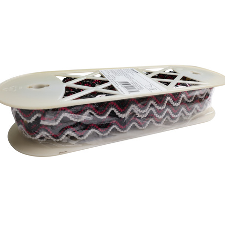 Multicolor Wavy Rickrack Trim – 1" / 10 Yards