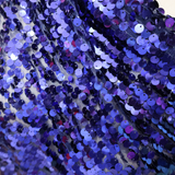 Royal Blue Sequin Mesh Fabric(#SPI17) By the Yard