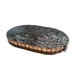 Bronze Gold Pyramid-Cut Acrylic Trim - 3/4 Inch/5YDS (#LT29)