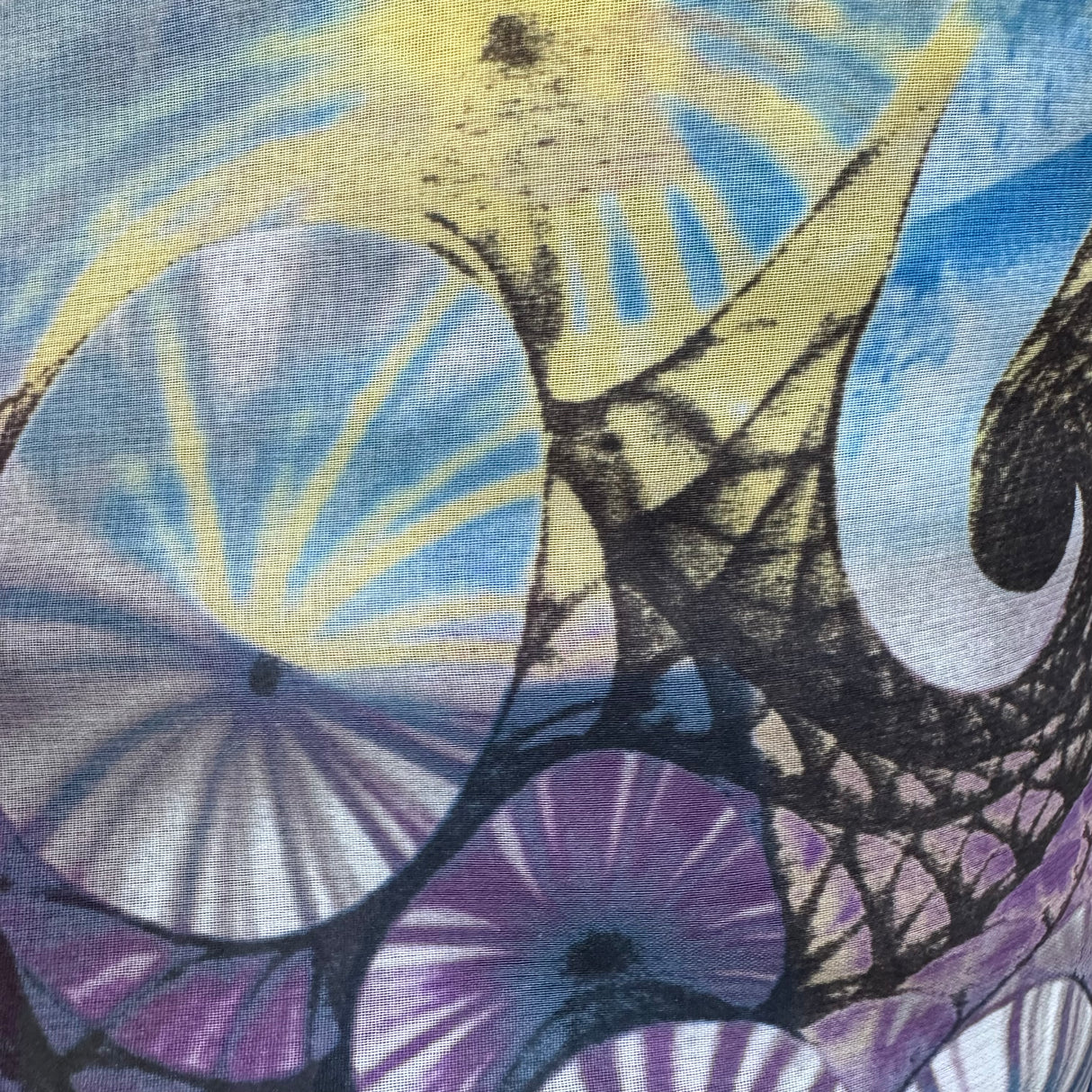 Chiffon Fabric, Abstract Artistic Print(17 Styles) - By the Yard