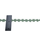 Flower Lace Trim – Mint Green, 1/2" Wide (15 Yards)