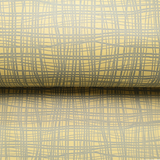 Modern Geometric Upholstery Fabric – Grid Print By Yard