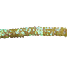 Iridescent Sequin Decorative Trim (Yellow&Navy), 1" Wide (10 Yards)