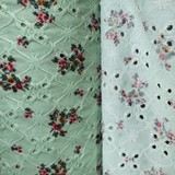 Stretch Eyelet Knit Fabric(58", 4Colors) - By the Yard