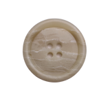 GAMBIT Button : Ivory(#109), 4-Hole, 4 Sizes, by Dozen(12 pcs)/Gross(144 pcs)