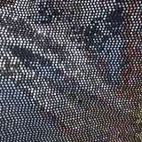 Black Holographic Mirror Sequin Mesh Fabric(#SPI18) By the Yard