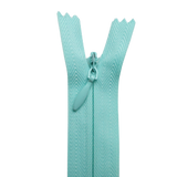 All Purpose, Plastic Invisible Zippers -18", Blue Shade