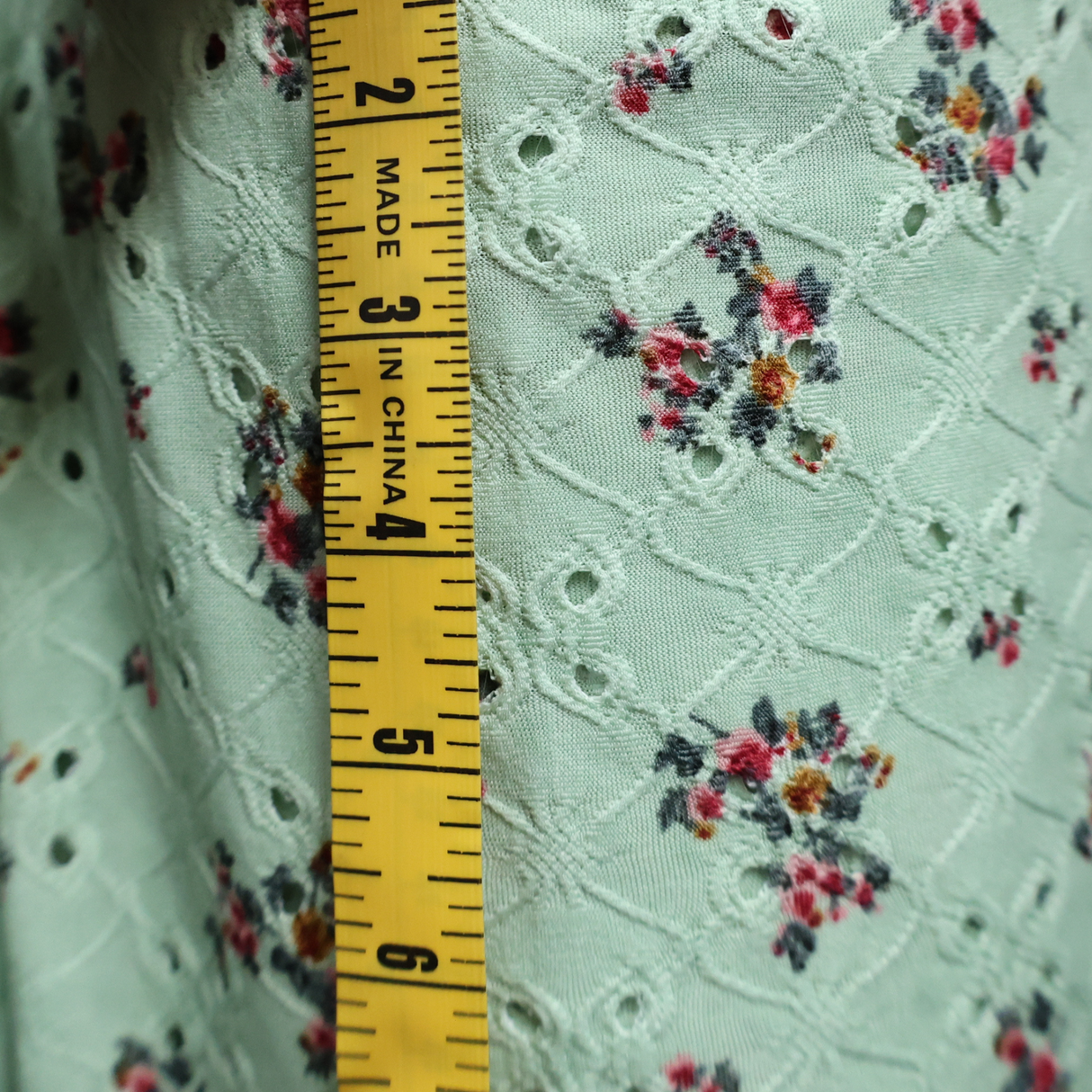 Stretch Eyelet Knit Fabric(58", 4Colors) - By the Yard