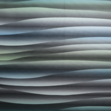 Vinyl Faux Leather Upholstery Fabric - Gradient Wave (4Colors)