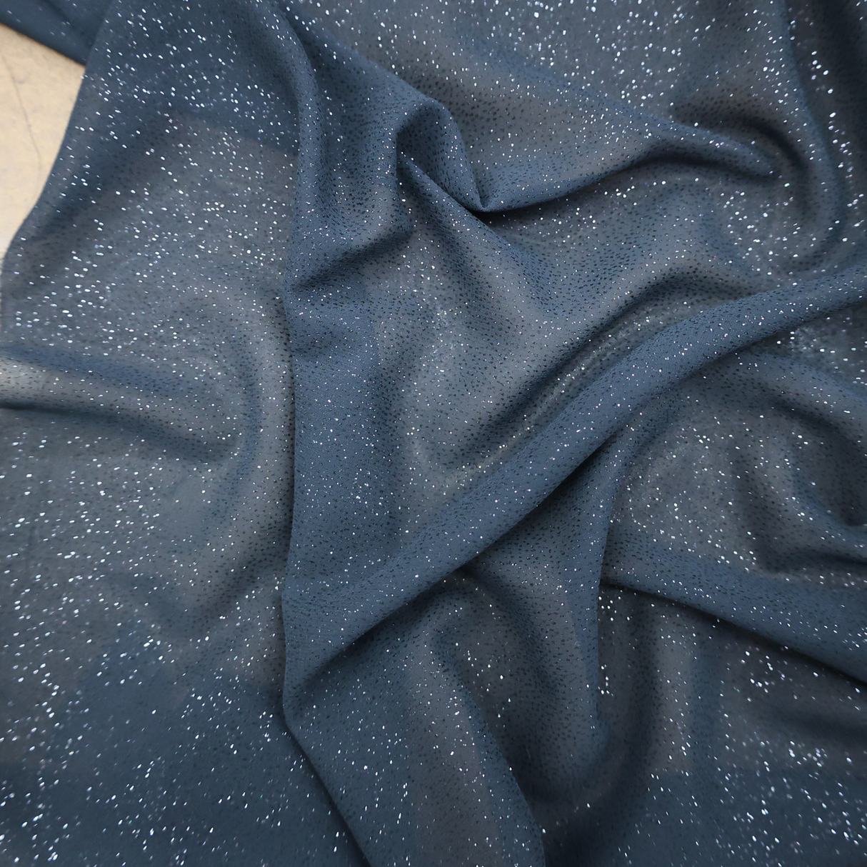Glitter Chiffon Fabric - By the Yard