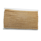 Gold Pearl & Rhinestone Trim - 0.5 Inch/10YDS (#GD27)
