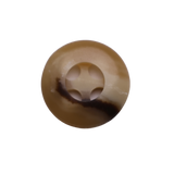 AUBURN Button: Brown(#51), 4-Hole, 2 Sizes, by Dozen(12 pcs)/Gross(144 pcs)