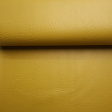 Faux Leather Upholstery Fabric – Mustard with Fabric Backing(#2U03) By the Yard